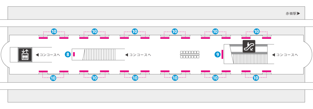 那覇空港駅ホーム