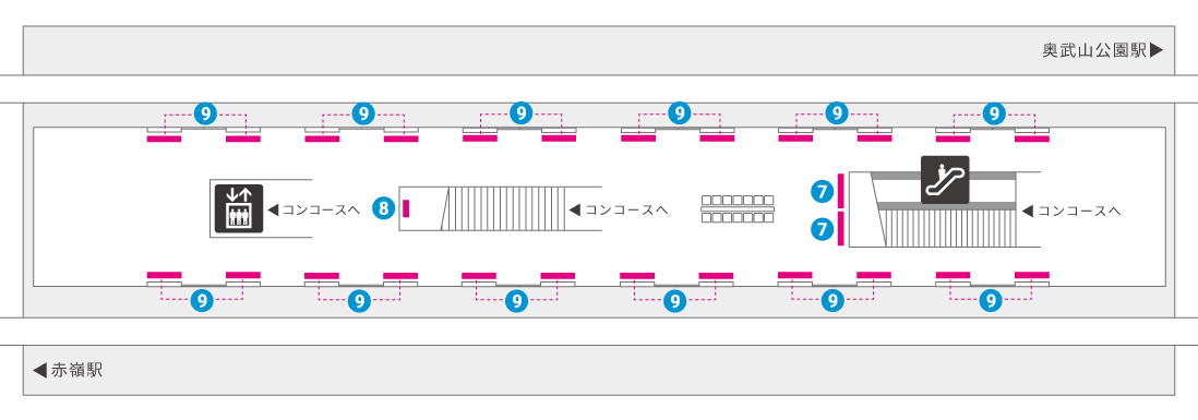 小禄駅ホーム