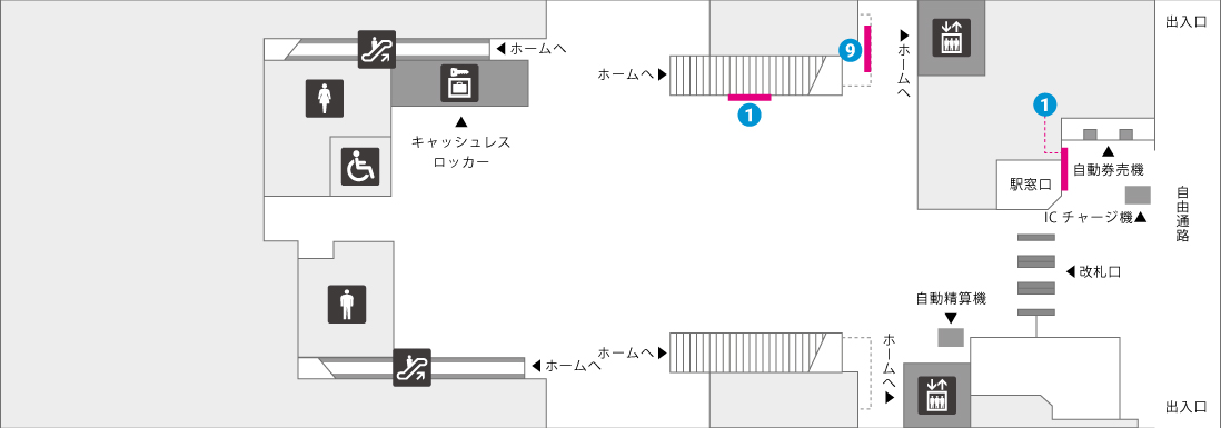 おもろまち駅コンコース