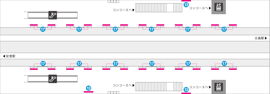 おもろまち駅ホーム